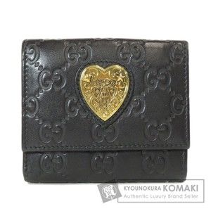Gucci GG Leather Wallet Coin Bifold Shima